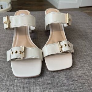 Steve Madden Lorelei bone color heels sz 9 new no box